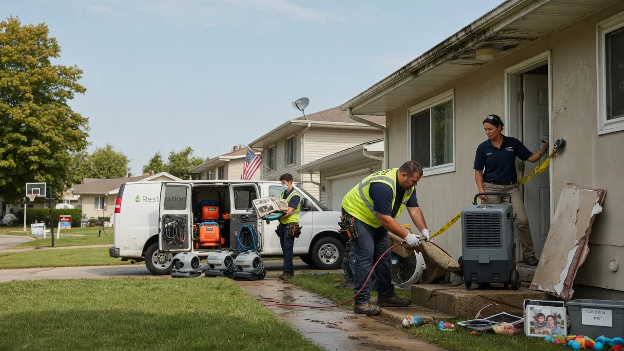 Water Damage Restoration in Gilberts, IL near me